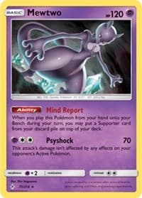 Mewtwo - 75/214 (SM Unbroken Bonds) (Cracked Ice Holo) - Deck Exclusives - Pokemon card