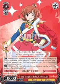 The Stage of Fate, Karen Aijo - Revue Starlight - Weiss Schwarz card