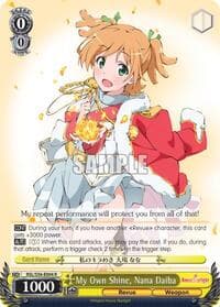 My Own Shine, Nana Daiba - Revue Starlight - Weiss Schwarz card