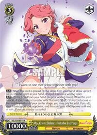 My Own Shine, Futaba Isurugi - Revue Starlight - Weiss Schwarz card