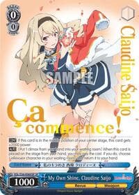 My Own Shine, Claudine Saijo (SP) - Revue Starlight - Weiss Schwarz card