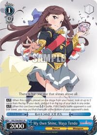 My Own Shine, Maya Tendo - Revue Starlight - Weiss Schwarz card