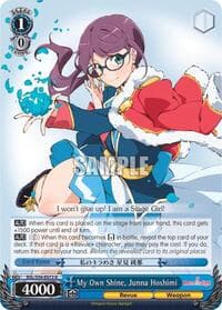My Own Shine, Junna Hoshimi - Revue Starlight - Weiss Schwarz card
