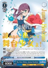 My Own Shine, Junna Hoshimi (SP) - Revue Starlight - Weiss Schwarz card