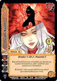 Death Knell - Seventh Cross - UniVersus card