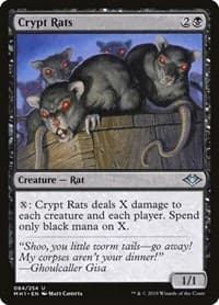 Crypt Rats - Modern Horizons - Magic: The Gathering card