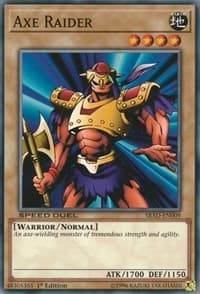 Axe Raider - Speed Duel: Attack from the Deep - YuGiOh card