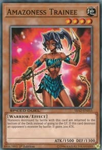 Amazoness Trainee - Speed Duel: Attack from the Deep - YuGiOh card