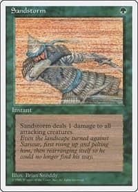 Sandstorm - Fourth Edition - Magic: The Gathering card