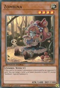 Zombina - Speed Duel: Attack from the Deep - YuGiOh card