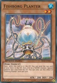 Fishborg Planter - Speed Duel: Attack from the Deep - YuGiOh card