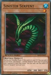 Sinister Serpent - Speed Duel: Attack from the Deep - YuGiOh card