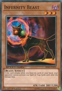 Infernity Beast - Speed Duel: Attack from the Deep - YuGiOh card