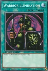Warrior Elimination - Speed Duel: Attack from the Deep - YuGiOh card