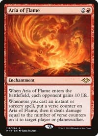 Aria of Flame - Modern Horizons - Magic: The Gathering card