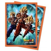 Dragon Ball Super Standard Deck Protector - Family Kamehameha (65-Pack) - Ultra Pro Card Sleeves - Card Sleeves card