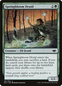 Springbloom Druid - Modern Horizons - Magic: The Gathering card