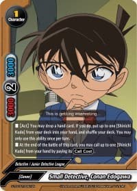 Small Detective, Conan Edogawa - S-TD-C01: Case Closed -Side:White- - Future Card BuddyFight card