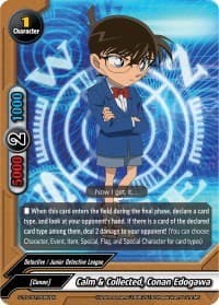 Calm & Collected, Conan Edogawa - S-TD-C01: Case Closed -Side:White- - Future Card BuddyFight card
