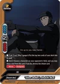 "Silver Bullet" Shuichi Akai - S-TD-C01: Case Closed -Side:White- - Future Card BuddyFight card