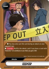 KEEP OUT - S-TD-C01: Case Closed -Side:White- - Future Card BuddyFight card