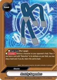 Stretchy Suspenders - S-TD-C01: Case Closed -Side:White- - Future Card BuddyFight card