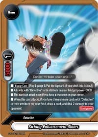 Kicking Enhancement Shoes - S-TD-C01: Case Closed -Side:White- - Future Card BuddyFight card