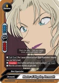 Master of Disguise, Vermouth - S-TD-C02: Case Closed -Side:Black- - Future Card BuddyFight card