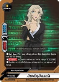 Secretive, Vermouth - S-TD-C02: Case Closed -Side:Black- - Future Card BuddyFight card