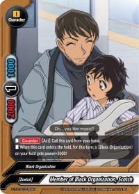 Member of Black Organization, Scotch - S-TD-C02: Case Closed -Side:Black- - Future Card BuddyFight card