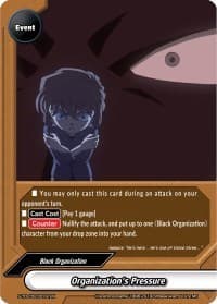Organization's Pressure - S-TD-C02: Case Closed -Side:Black- - Future Card BuddyFight card