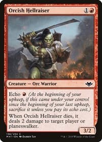 Orcish Hellraiser - Modern Horizons - Magic: The Gathering card