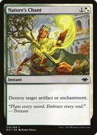 Nature's Chant - Modern Horizons - Magic: The Gathering card
