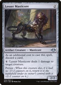 Lesser Masticore - Modern Horizons - Magic: The Gathering card
