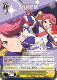 "Our Flower Path" Futaba Isurugi - Revue Starlight - Weiss Schwarz card