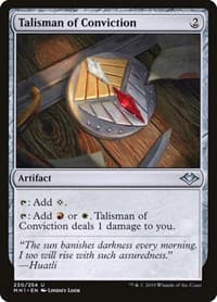 Talisman of Conviction - Modern Horizons - Magic: The Gathering card