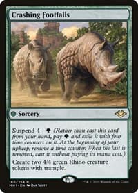 Crashing Footfalls - Modern Horizons - Magic: The Gathering card