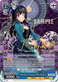 "Blue Roses in Harmony" Rinko Shirokane (SPM) - BanG Dream! Girls Band Party! MULTI LIVE - Weiss Schwarz card