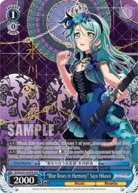 "Blue Roses in Harmony" Sayo Hikawa (SPM) - BanG Dream! Girls Band Party! MULTI LIVE - Weiss Schwarz card