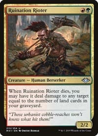 Ruination Rioter - Modern Horizons - Magic: The Gathering card