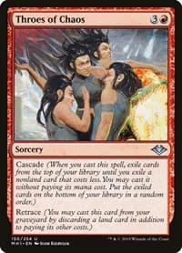 Throes of Chaos - Modern Horizons - Magic: The Gathering card