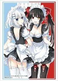 Bushiroad Sleeve Collection HG Vol.1990: Fujimi Fantasia Bunko - Date A Live - Origami & Kurumi (60-Pack) - Bushiroad Card Sleeves - Card Sleeves card