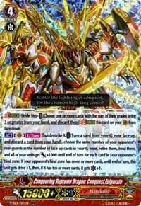 Conquering Supreme Dragon, Conquest Fulgurate - V-SS01: Premium Collection 2019 - Cardfight Vanguard card