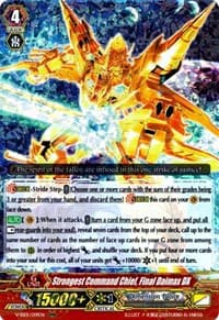 Strongest Command Chief, Final Daimax DX - V-SS01: Premium Collection 2019 - Cardfight Vanguard card