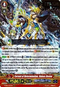 Torrent of Determination, Valeos Revive (Hot Stamped) - V-SS01: Premium Collection 2019 - Cardfight Vanguard card