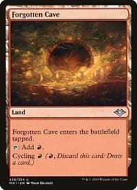 Forgotten Cave - Modern Horizons - Magic: The Gathering card