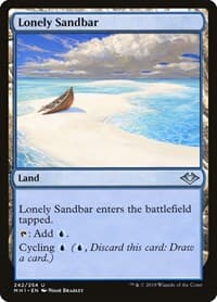 Lonely Sandbar - Modern Horizons - Magic: The Gathering card