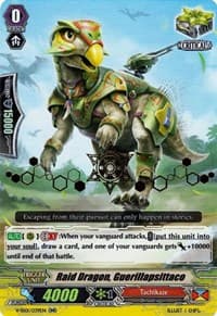 Raid Dragon, Guerrillapsittaco (Hot Stamped) - V-SS01: Premium Collection 2019 - Cardfight Vanguard card