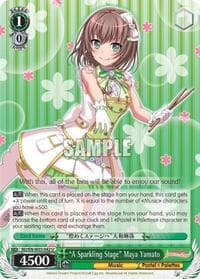 "A Sparkling Stage" Maya Yamato - BanG Dream! Girls Band Party! MULTI LIVE - Weiss Schwarz card