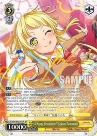 "A Happy Revolution!" Kokoro Tsurumaki (SP) - BanG Dream! Girls Band Party! MULTI LIVE - Weiss Schwarz card